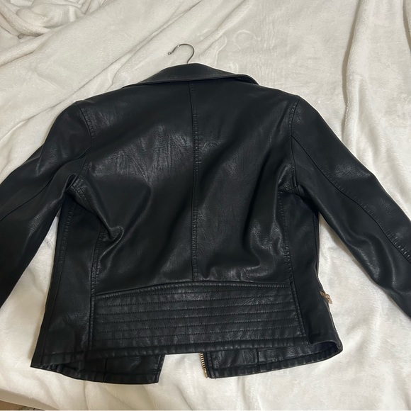 Blank NYC Faux Leather Jacket with rose gold hardware - Picture 7 of 8